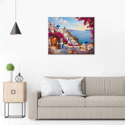 Santorin - Peinture par numéros