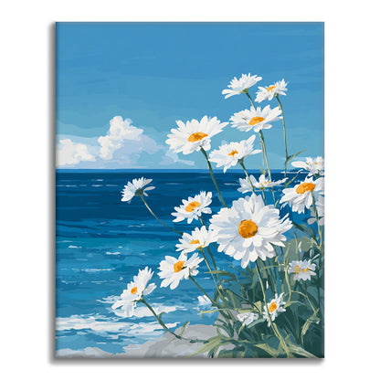 Marguerites de mer - Peinture par numéros