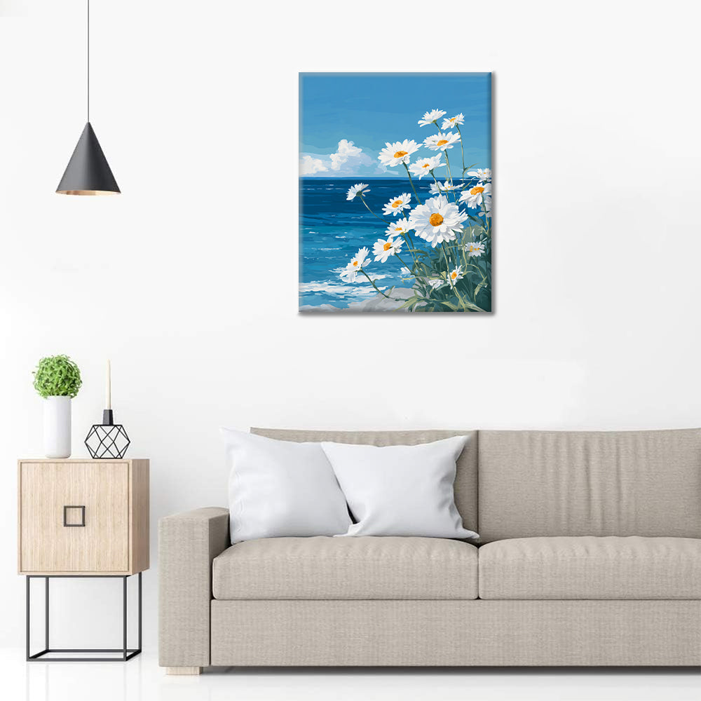 Marguerites de mer - Peinture par numéros