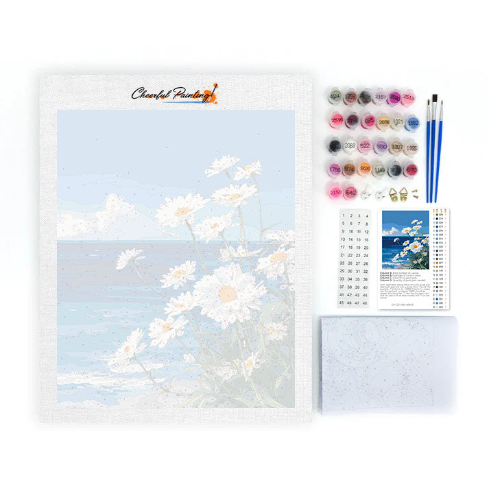 Marguerites de mer - Peinture par numéros