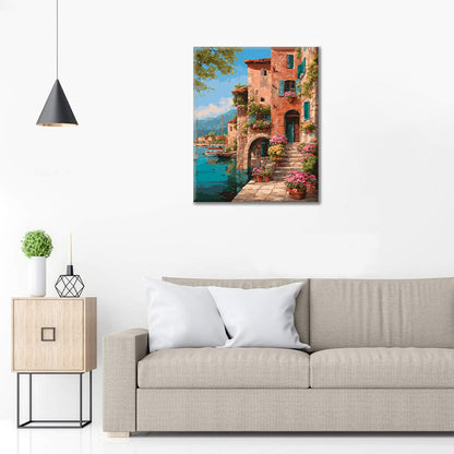 Ville balnéaire - Peinture par numéros