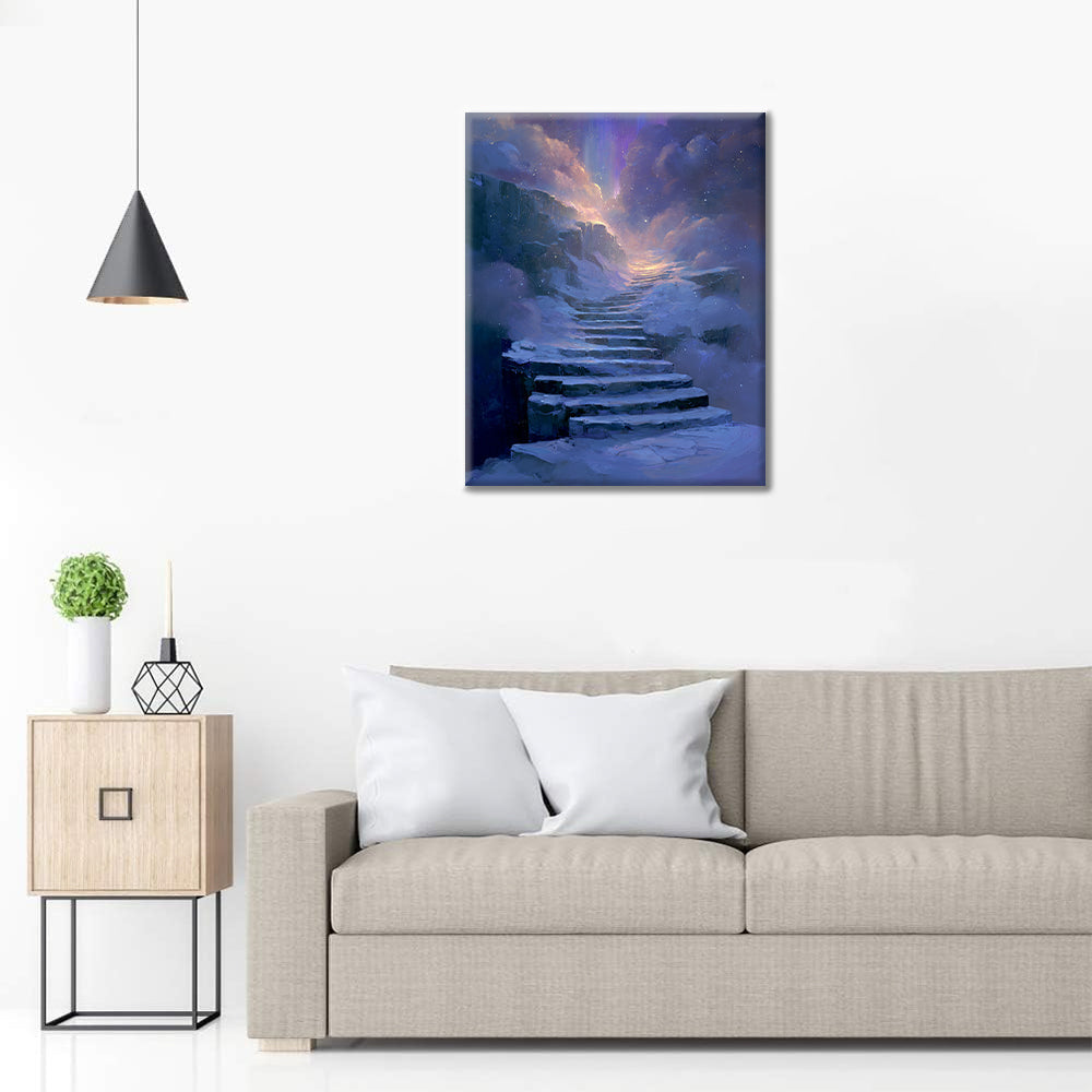 Escalier de lumière - Peinture par numéros