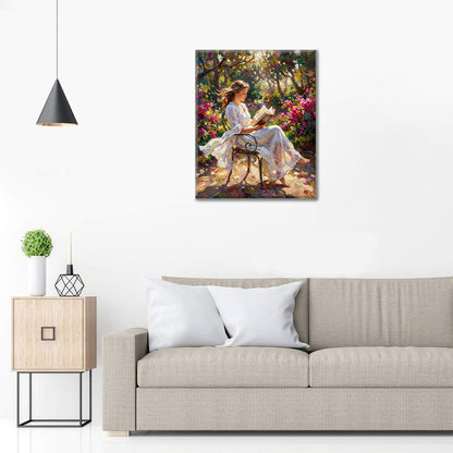 Lecture ensoleillée - Peinture par numéros