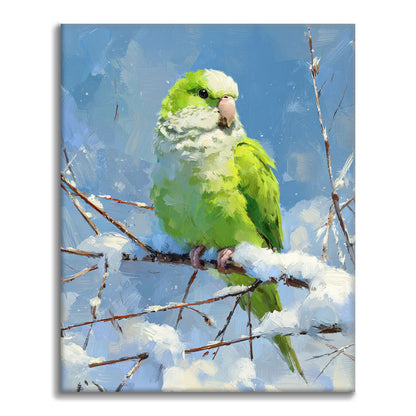 Le perroquet - Peinture par numéros