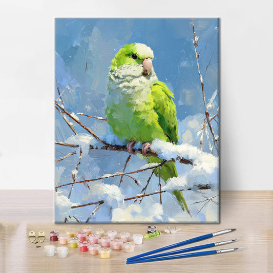 Le perroquet - Peinture par numéros