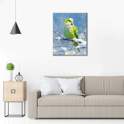 Le perroquet - Peinture par numéros