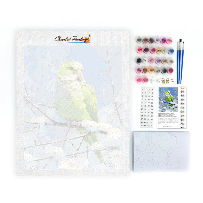 Le perroquet - Peinture par numéros