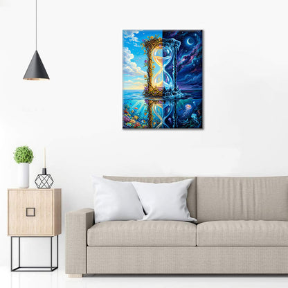 Sablier du temps - Peinture par numéros