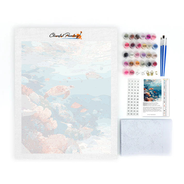 Monde sous-marin - Peinture par numéros