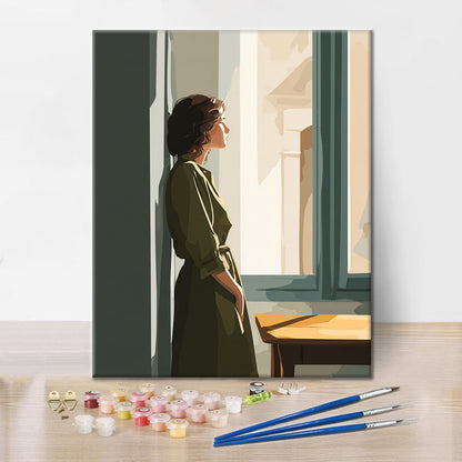 Figurine de fenêtre - Peinture par numéros