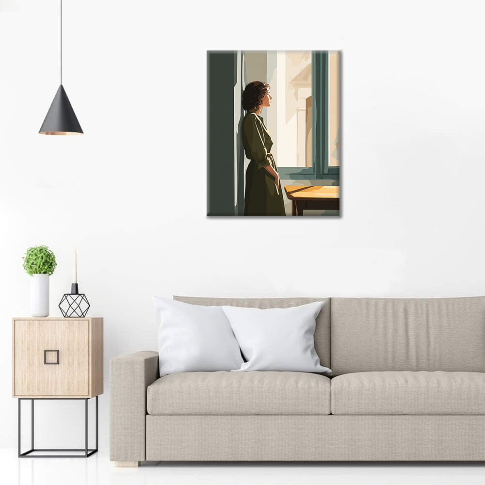 Figurine de fenêtre - Peinture par numéros