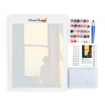 Vue par la fenêtre - Peinture par numéros