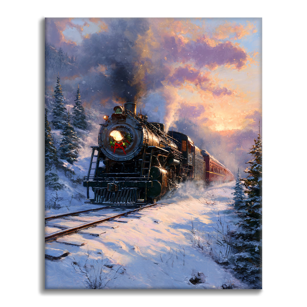 Winter Express - Peinture par numéros