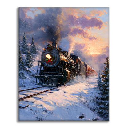 Winter Express - Peinture par numéros