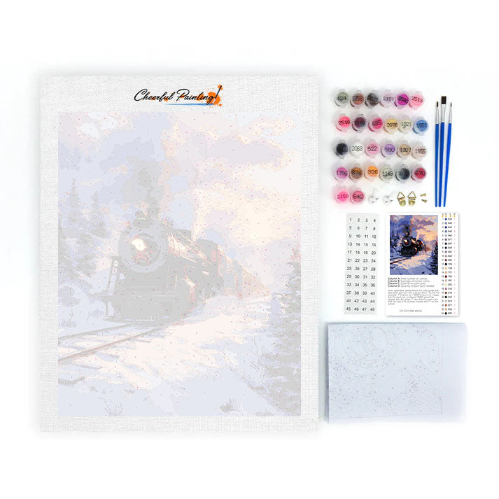 Winter Express - Peinture par numéros