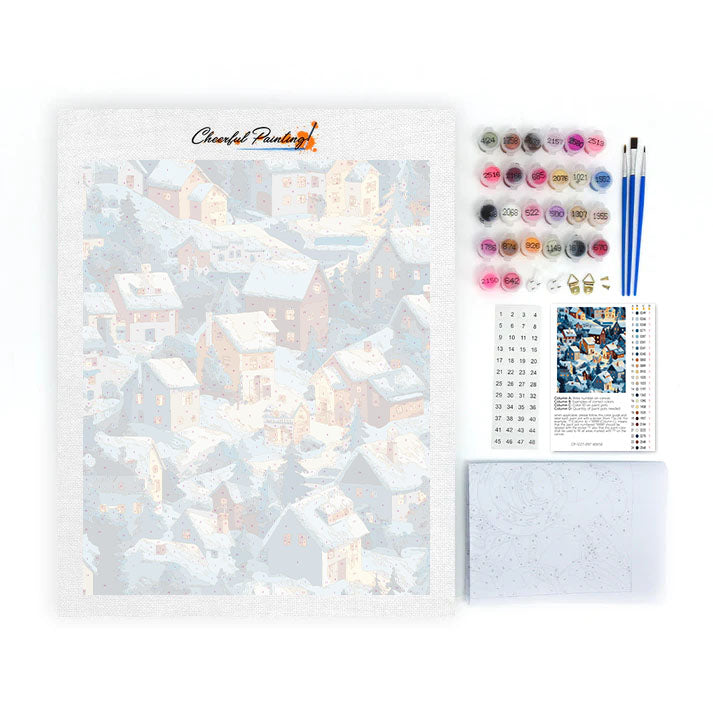 Éclat d'hiver - Peinture par numéros