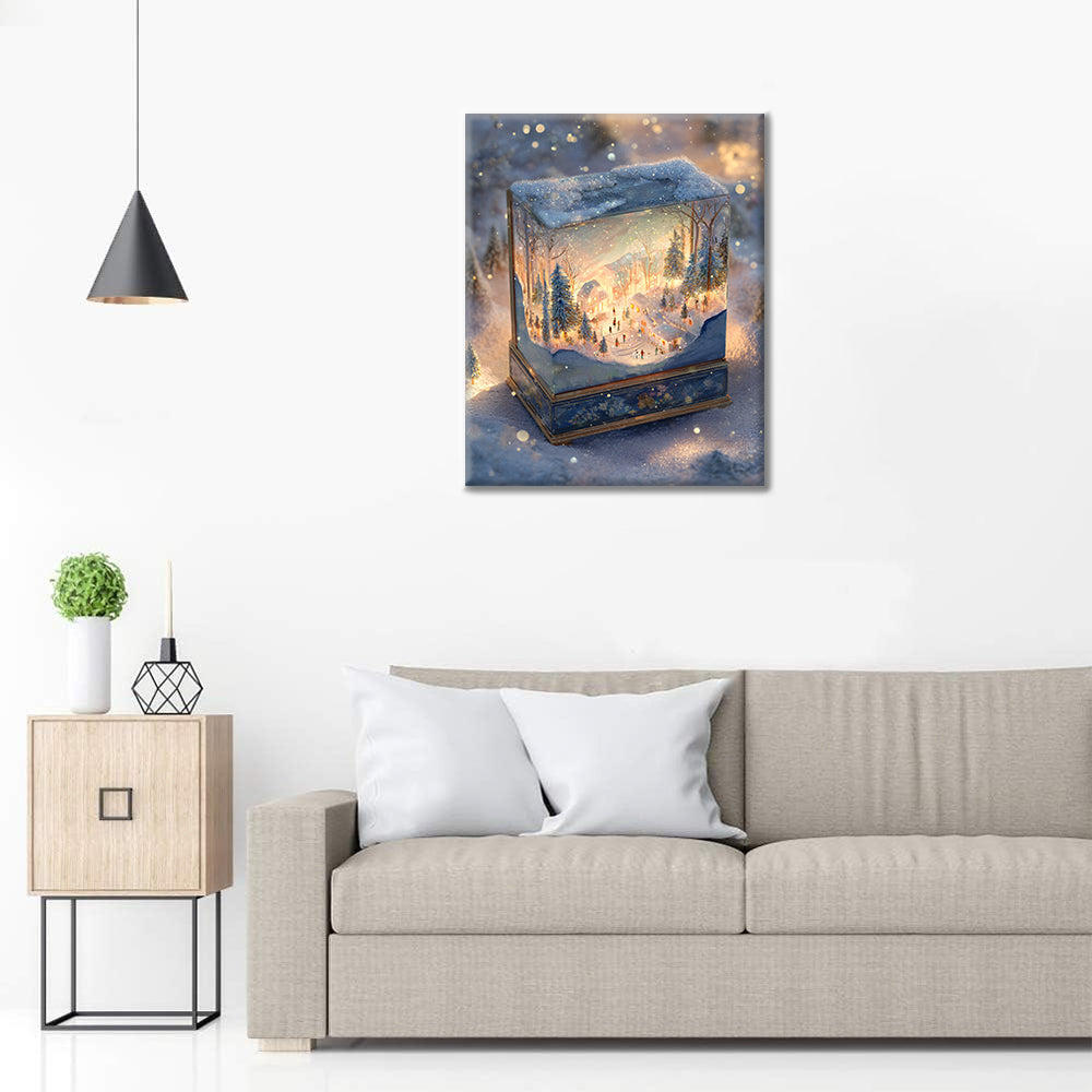 Souvenir d'hiver - Peinture par numéros