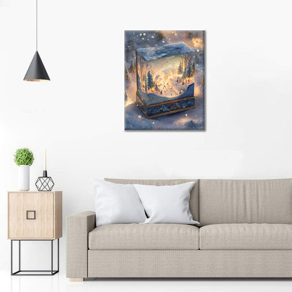 Souvenir d'hiver - Peinture par numéros