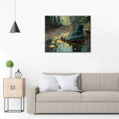 Bottes usées - Peinture par numéros