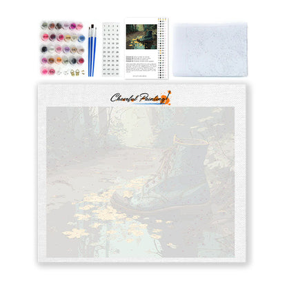 Bottes usées - Peinture par numéros