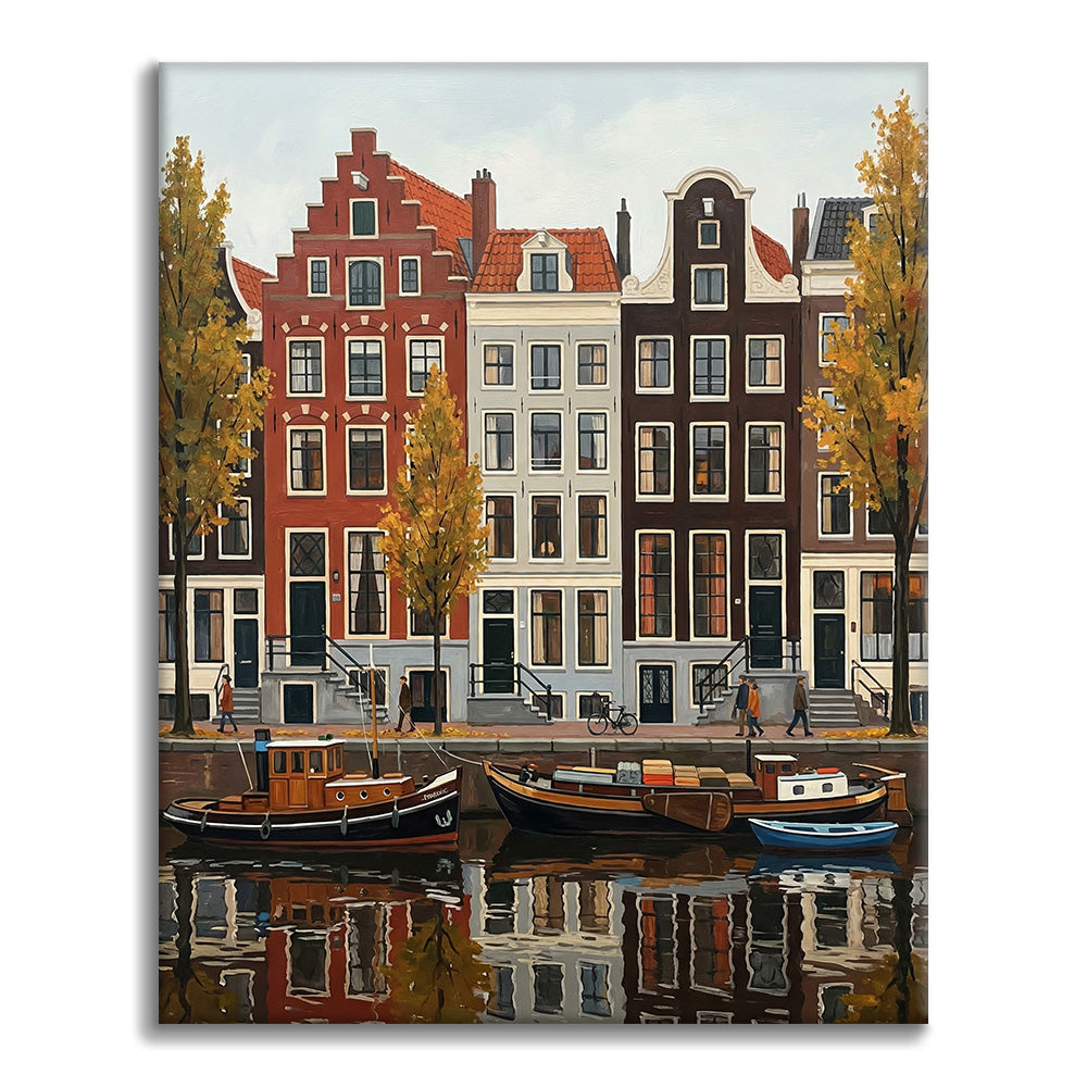 La Cité des Canaux - Peinture par numéros