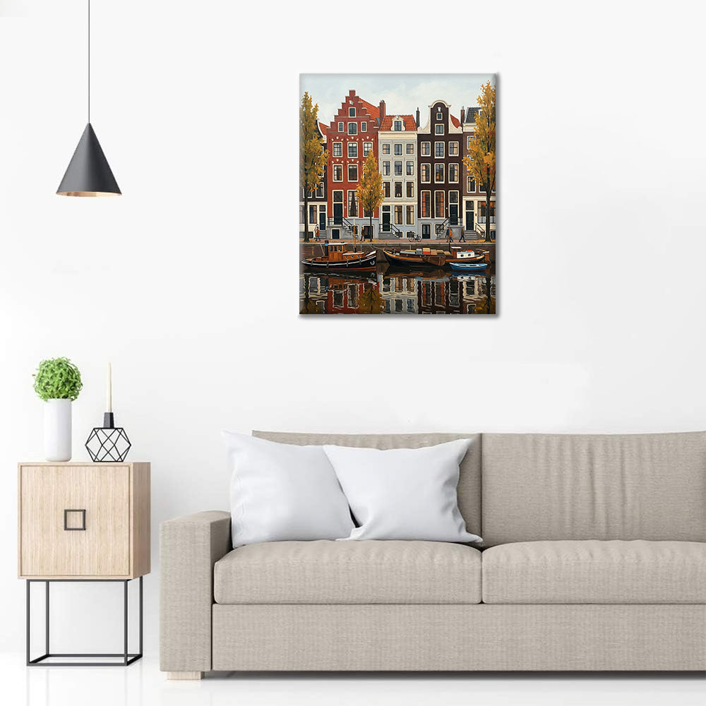 La Cité des Canaux - Peinture par numéros