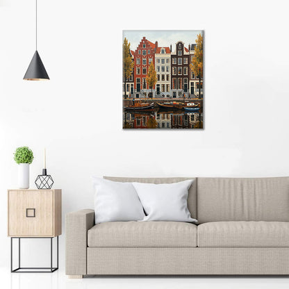 La Cité des Canaux - Peinture par numéros