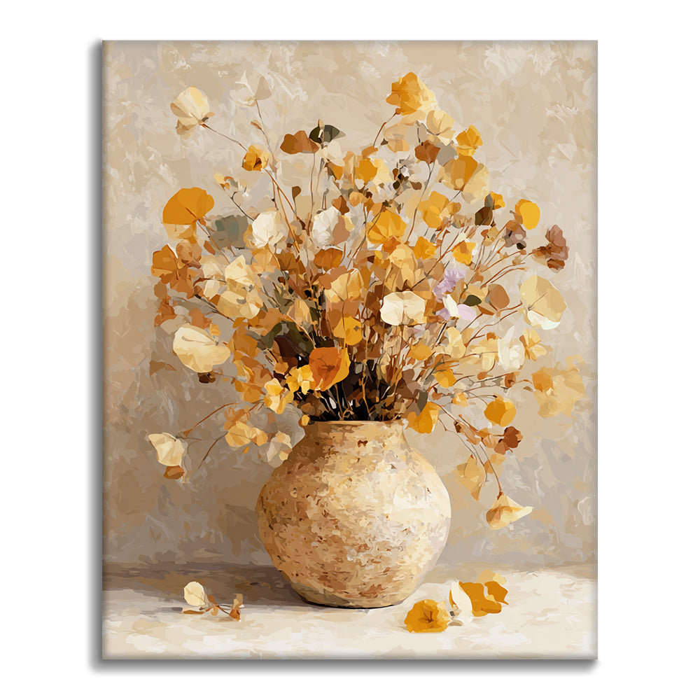 Fleurs séchées - Peinture par numéros