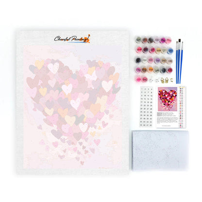 Le plaisir du cœur - Peinture par numéros