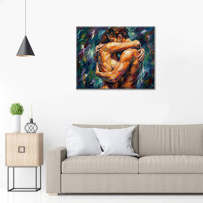 Cœurs entrelacés - Peinture par numéros