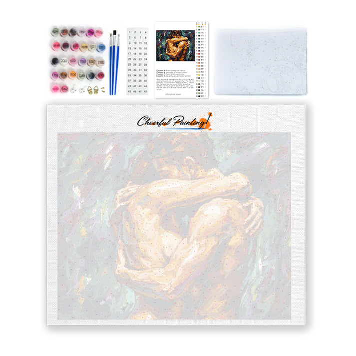 Cœurs entrelacés - Peinture par numéros