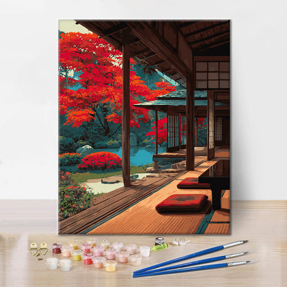 Bois japonais - Peinture par numéros