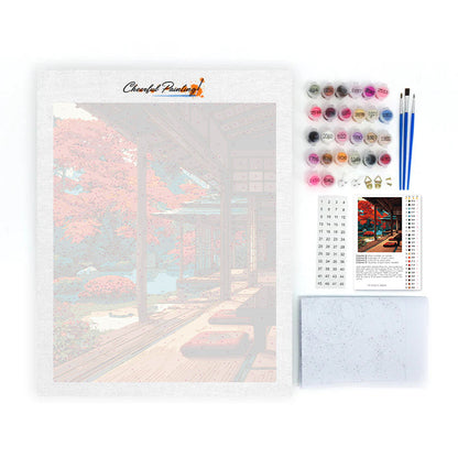 Bois japonais - Peinture par numéros