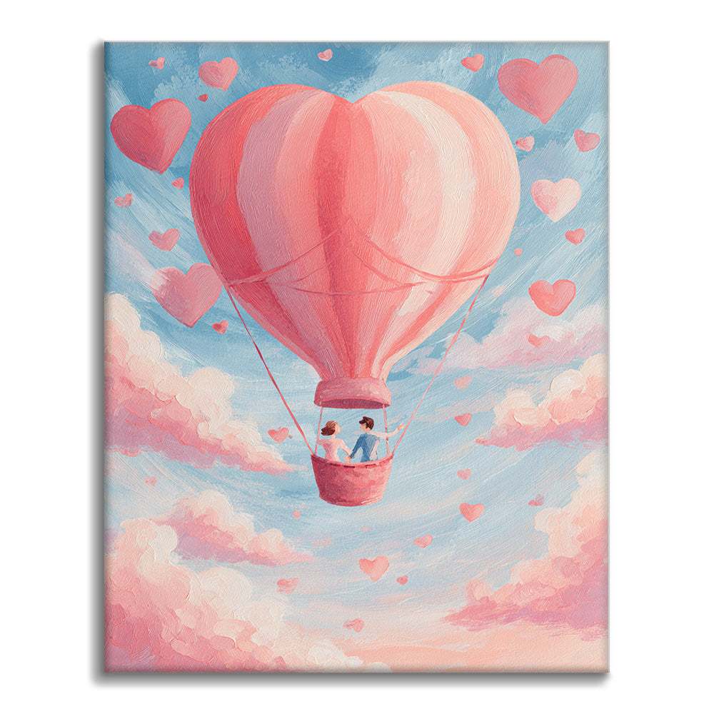 L'amour dans l'air - Peinture par numéros