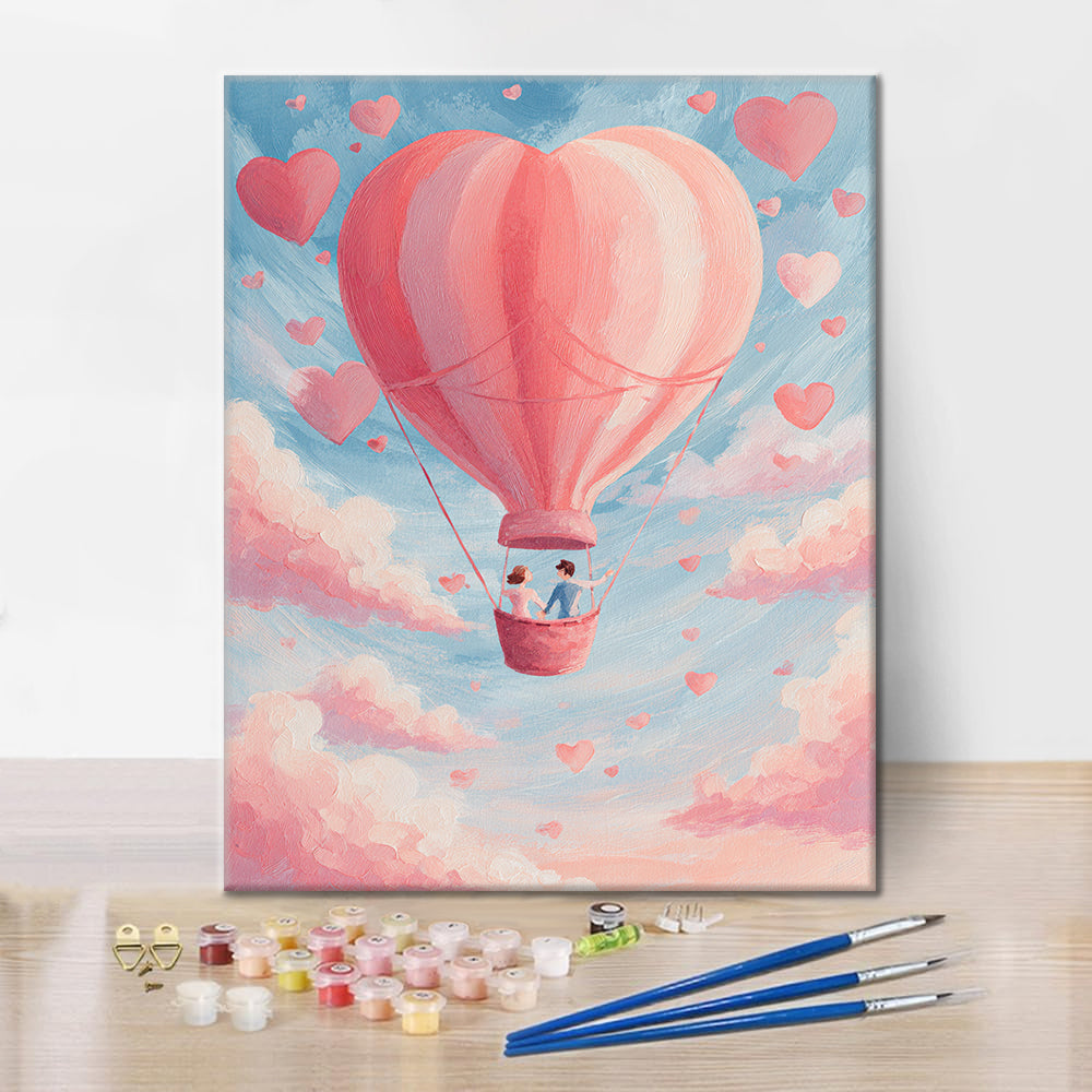 L'amour dans l'air - Peinture par numéros