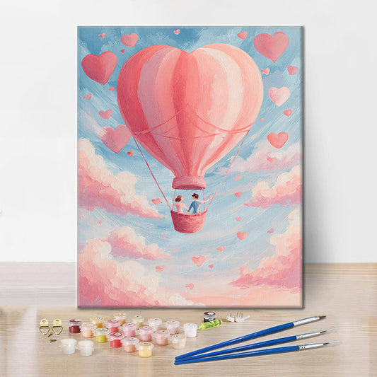 L'amour dans l'air - Peinture par numéros