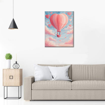 L'amour dans l'air - Peinture par numéros