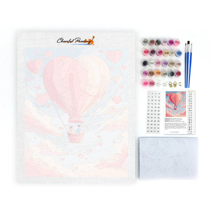 L'amour dans l'air - Peinture par numéros