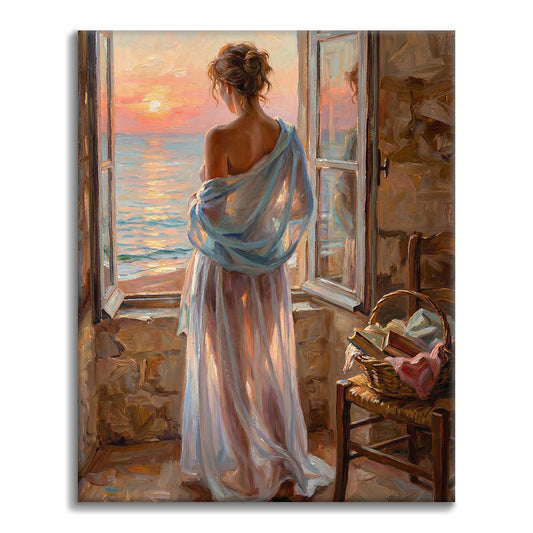 Rêverie matinale - Peinture par numéros