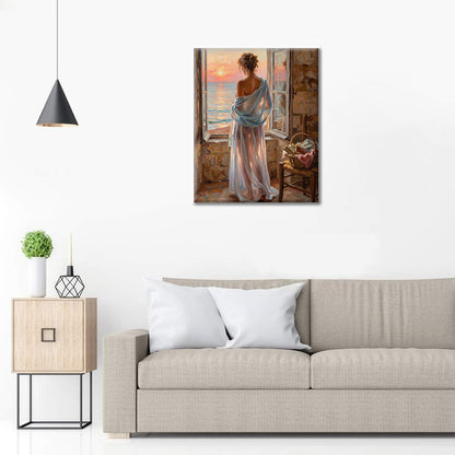 Rêverie matinale - Peinture par numéros