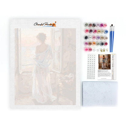 Rêverie matinale - Peinture par numéros