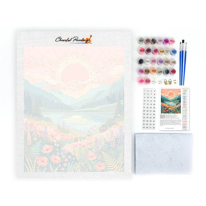 Sunrise Valley - Peinture par numéros