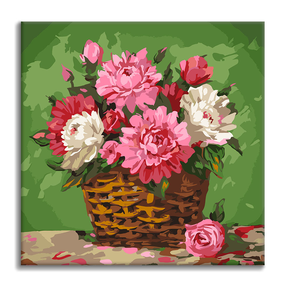 Romance florissante - Mini peinture par numéros