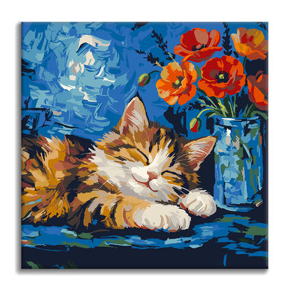Cozy Calico - Mini peinture par numéros