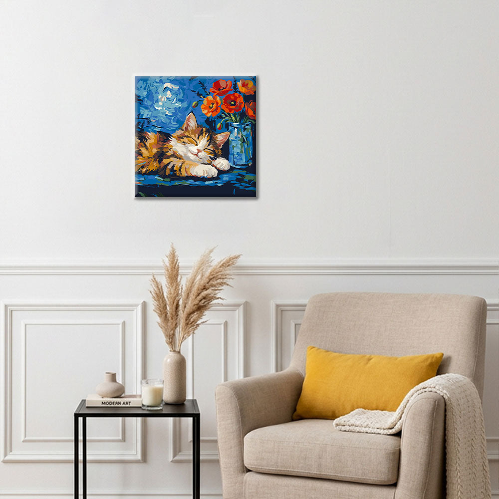 Cozy Calico - Mini peinture par numéros