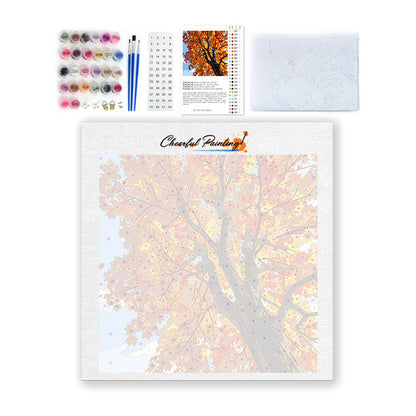 Harmonie du ciel d'érable - Mini peinture par numéros
