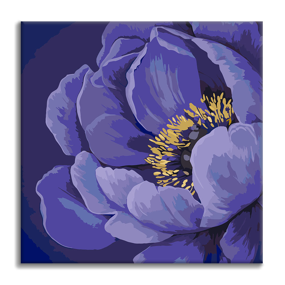 Midnight Bloom - Mini peinture par numéros