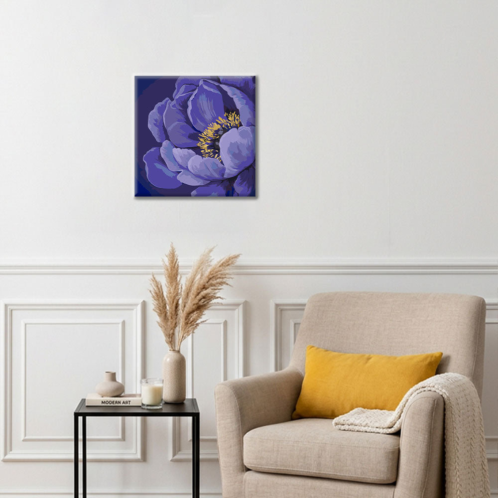 Midnight Bloom - Mini peinture par numéros