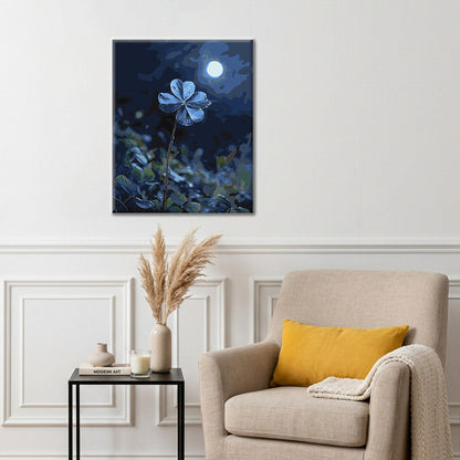 Trèfle au clair de lune - Peinture par numéros