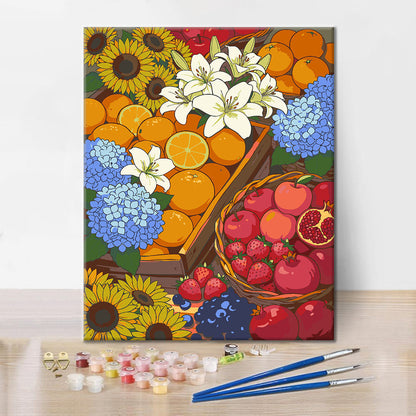 Marché de Sunny Street II - Peinture par numéros